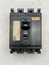 Load image into Gallery viewer, FPE Type NEF Circuit Breaker 20A 480VAC 3-Pole (Used)