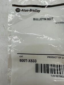 Allen-Bradley 800T-X533 Accessory Legend Plate Open-Off-Close *Lot of (8) Plates* (New)