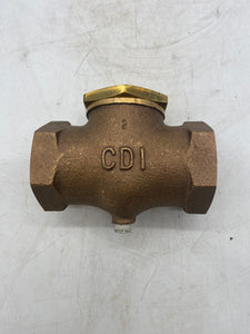 CDI Control Devices CB12 1-1/4" Bronze Check Valve (New)