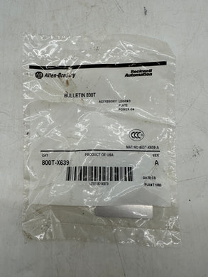Allen-Bradley 800T-X639 Accessory Legend Plate, Power On *Lot of (6) Plates* (New)