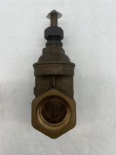 Load image into Gallery viewer, Milwaukee Valve FIG: 105 1-1/2&quot; Brass Gate Valve Threaded 125-SWP 200WOG (No Box)
