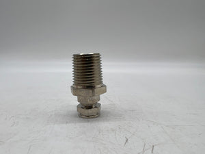 Eaton Capri ADE1N0501NPN Nickel Plated Brass Cable Gland, 1/2" NPT (No Box)