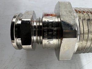 Eaton Capri ADE1N0501NPN Nickel Plated Brass Cable Gland, 1/2" NPT (No Box)