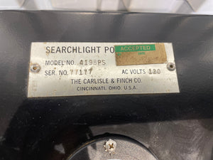 Carlisle & Finch 4198PS Xenon 500W Searchlight Power Supply, 120VAC 20A Input (Used)