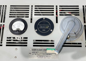 Carlisle & Finch 5275PS2 Searchlight Power Supply 230V, 1000W, 3-Ph (Used)