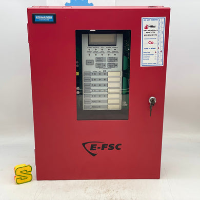 Edwards 3101237 E-FSC502 Fireshield FA Control Panel 120VAC w/o Transformer (Used)