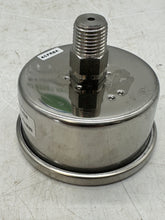 Load image into Gallery viewer, Grainger 4CFR8A Pressure Gauge, 0-200 PSI, 2.5&quot; Dial, SS, Liq Filled, 1/4&quot; NPT (New)