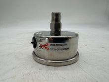 Load image into Gallery viewer, Grainger 4CFR8A Pressure Gauge, 0-200 PSI, 2.5&quot; Dial, SS, Liq Filled, 1/4&quot; NPT (New)