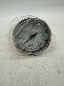 PIC Gauges B3B2-RR Bimetal Thermometer, 3" Dial, 50-550 F&C, 2.5" Stem, SS (New)