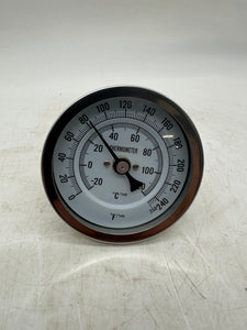 Grainger 1NFY4 Bimetal Thermometer, 0-250F, 3” Dial 2.5" Stem 1/2” NPT *Lot of (2)* (New)