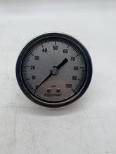 Load image into Gallery viewer, Ashcroft Duralife 5WH64, 25-1009AW-02B Gauge, 100#, 2.5&quot; Display, 1/4&quot; MNPT (New)