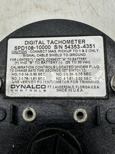 Dynalco SPD-108-10000 / SPD-108 Digital Tachometer (Used-Small Crack)