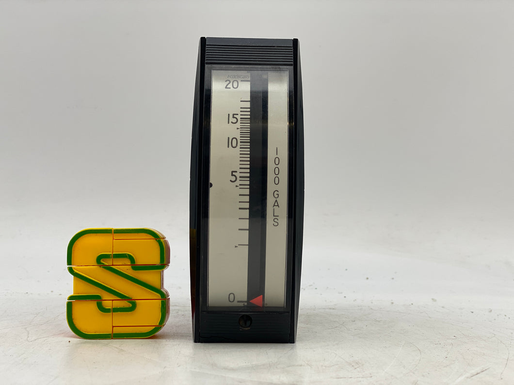 Foxboro 65PV-VG Style B Indicator 0-10VDC Input 0-20K Gallons (Used)