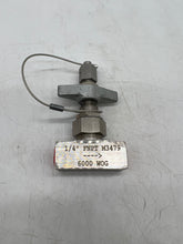 Load image into Gallery viewer, DMP MPL2525A Manual Needle Valve, SS, 6000psi, 1/4&quot; FNPT (No Box)
