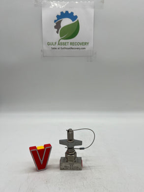 DMP MPL2525A Manual Needle Valve, SS, 6000psi, 1/4