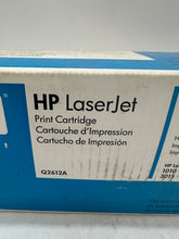 Load image into Gallery viewer, HP Q2612A 12A LaserJet Black Ink Printer Cartridge (Open Box)