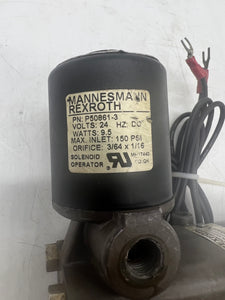 Rexroth R431008007 PD20131-7098 Pilotair Control Valve w/ Solenoid Operator (Used)