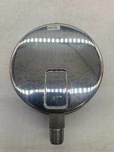Grainger 4CFJ7A Pressure Gauge 0-30PSI Liq. Filled Btm Mount *Lot of (3)* (Open Box)