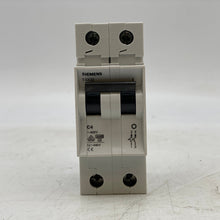 Load image into Gallery viewer, Siemens 5SX22-C4 Circuit Breaker 4A 400VAC *Lot of (5)* (Used)