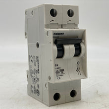 Load image into Gallery viewer, Siemens 5SX22-C4 Circuit Breaker 4A 400VAC *Lot of (5)* (Used)