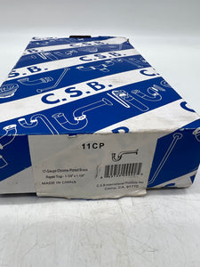 CSB Int'l Products 11CP 17-Gauge Chrome Plated Brass P-Trap, 1-1/4" *Lot of (5)* (New)