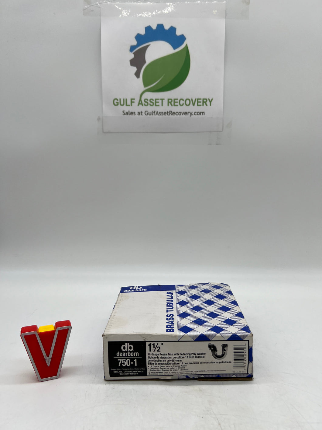 Dearborn 750-1 P-Trap w/ Reducing Poly Washer, 17-Gauge, Chrome *Lot of (3)* (New)