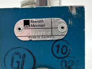 Rexroth 3630630010 3/2-Way Directional Control Valve (No Box)