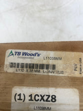 Load image into Gallery viewer, TB Woods L11038MM L110 X 38MM L-Jaw Hub *Lot of (2)* (Open Box)