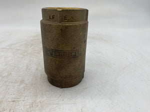 Everbilt EBCV125NL 1-1/4" Brass Check Valve, 200 LB, *Lot of (2)* (No Box)