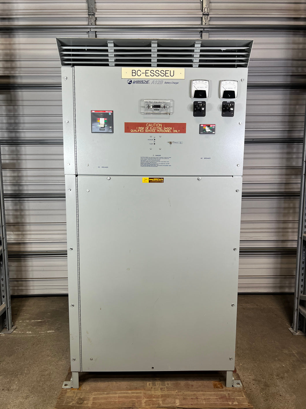 La Marche A12B-300-24V-C3-12L-02132 Constavolt Battery Charger, 24VDC 300A (Used)