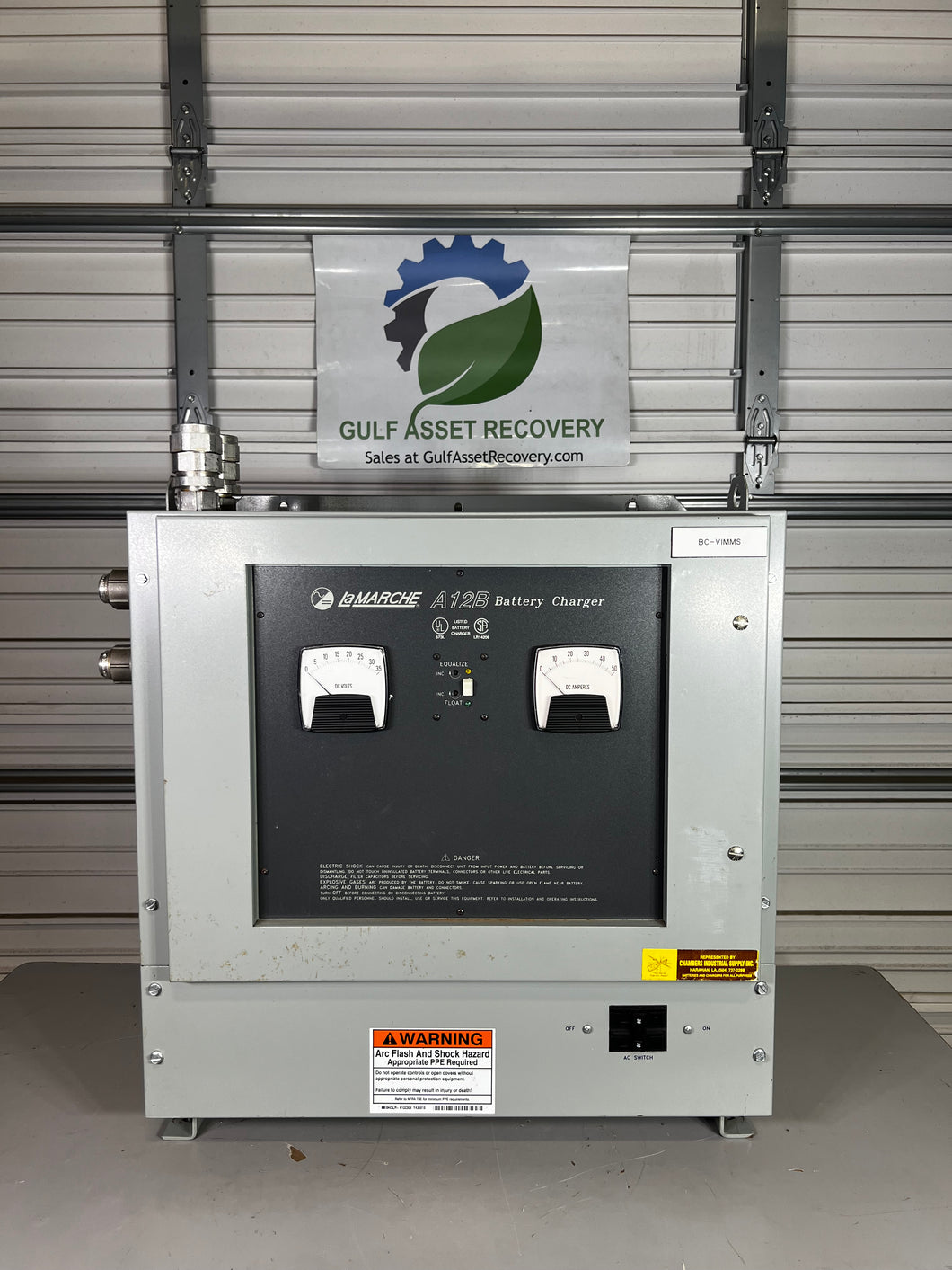 La Marche A12B-30-24V-A1-12L-00596 Constavolt Battery Charger, 24VDC 30A (Used)