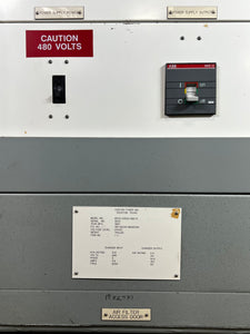 Custom Power BCF6-24100-480-3 Battery Charger, In: 480VAC Out: 24VDC 2.4KW (Used)