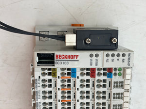 Beckhoff BC3100 Module Bus Terminal Controller PLC Rack (Used)