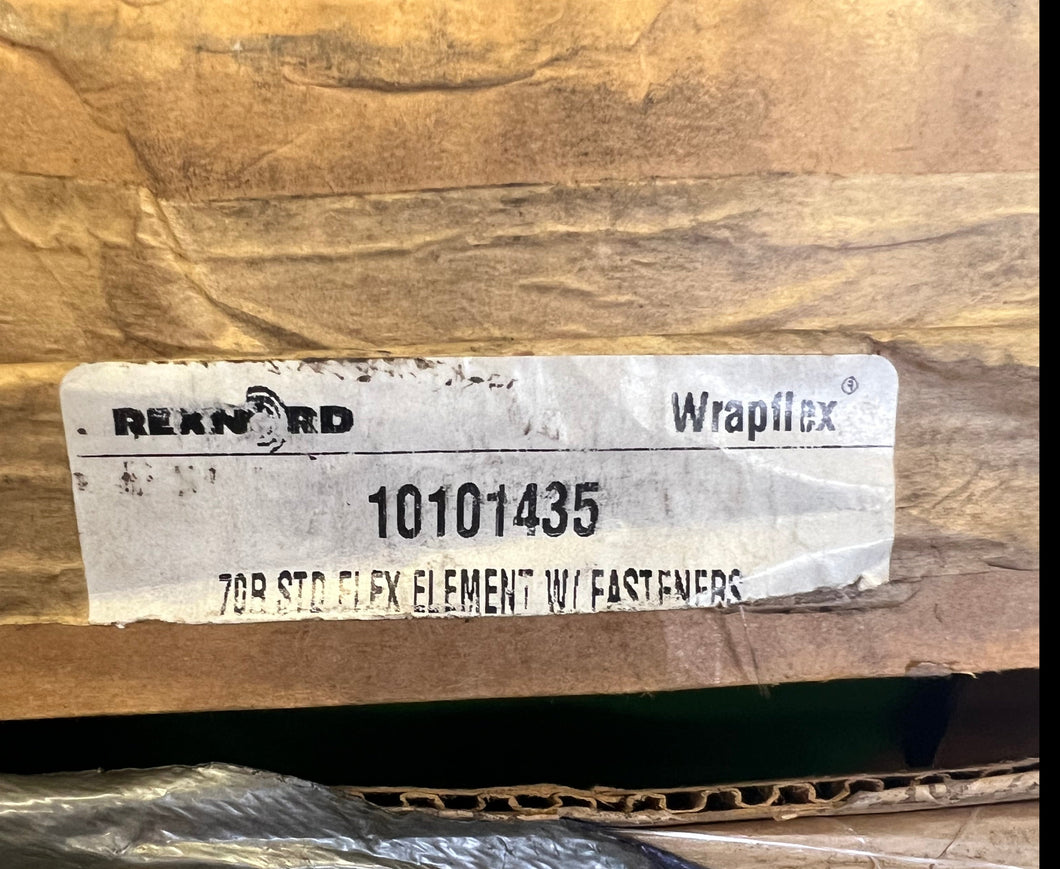 Rexnord 10101435 Wrapflex 70R Std Flex Coupling Element w/ Fasteners (Open Box)