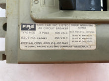 Load image into Gallery viewer, FPE Type HEG Circuit Breaker 50A 3P 600 VAC (Used)