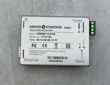 Load image into Gallery viewer, Zenitel Vingtor Stentofon 1008080110 FCDC1 Flowire Ethernet Converter (Used)