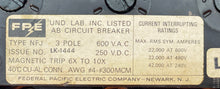 Load image into Gallery viewer, FPE TYPE NFJ Circuit Breaker 125A 3P 600VAC (Used)