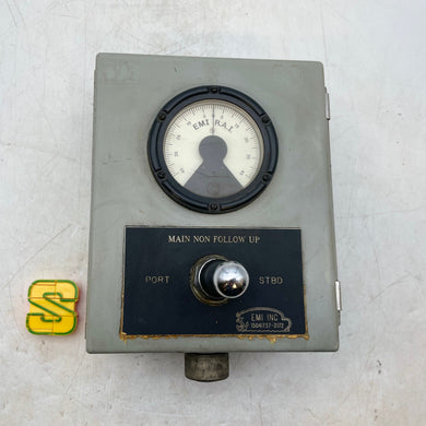 EMI 9999-52110 Single Emergency Steering Station Enclosure w/ NFU Joystick, RAI (Used)