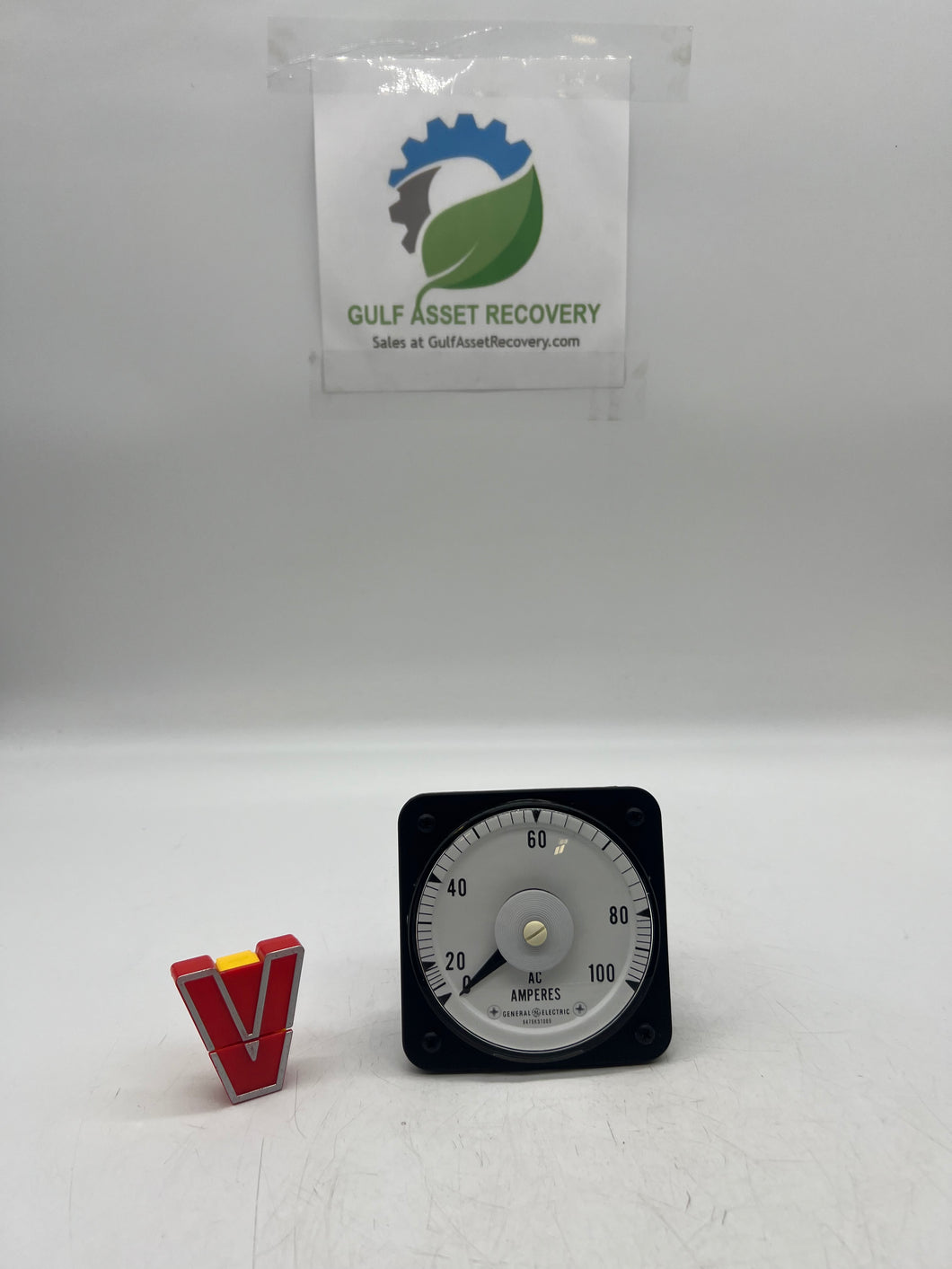 GE 50-103131LSZZ2 AB40 Ammeter, 0-100 AC (No Box)