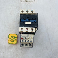 Load image into Gallery viewer, BHS CJX2-5011 Contactor w/ 127V Coil, WEG RW67-2D Ovld Relay (Used)