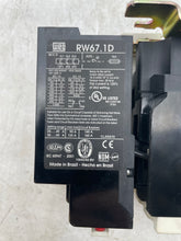 Load image into Gallery viewer, BHS CJX2-5011 Contactor w/ 127V Coil, WEG RW67-2D Ovld Relay (Used)