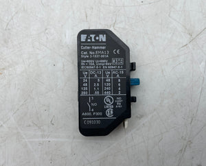 Eaton Cutler-Hammer EMA13 Auxiliary Contact, 1 NO (Used)