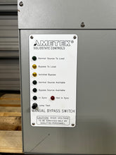 Load image into Gallery viewer, Ametek 92000764-2-1 3RS500MB-20 Remote Manual Bypass Switch, 120/208V (Used)