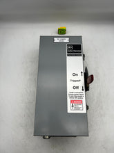 Load image into Gallery viewer, Cutler-Hammer RGDN100 Type 3R Enclosure w/ GC2060 60A Circuit Breaker, Dist Block (Used)