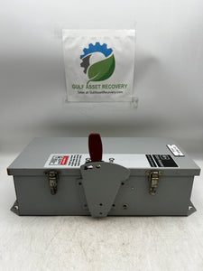 Cutler-Hammer RGDN100 Type 3R Enclosure w/ GC2060 60A Circuit Breaker, Dist Block (Used)