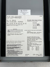 Load image into Gallery viewer, Cutler-Hammer RGDN100 Type 3R Enclosure w/ GC2060 60A Circuit Breaker, Dist Block (Used)