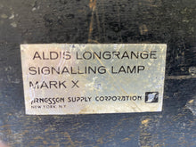 Load image into Gallery viewer, Arnessen Supply Corp Aldis Signaling Lamp Mark X w/ Carrying Case (Used)