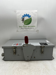Cutler-Hammer RGDN100 Type 3R Enclosure w/ GC2060 60A Circuit Breaker (Used)