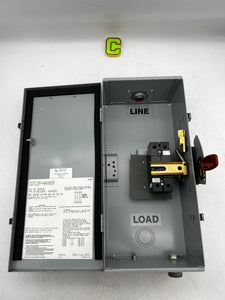 Cutler-Hammer RGDN100 Type 3R Enclosure w/ GC2060 60A Circuit Breaker (Used)