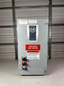 Allen-Bradley 500L-DAB93-6P 500L-DOD93 AC Lighting Contactor Enclosure, 100A (Used)